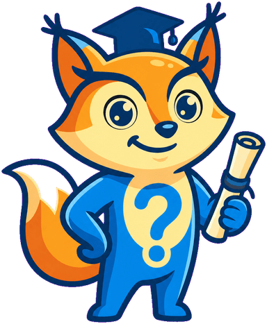 Maskot CLUO s diplomem